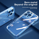 TPU + Tempered Glass Shockproof Phone Case For iPhone 13 Pro Max(Transparent)