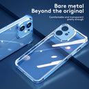 TPU + Tempered Glass Shockproof Phone Case For iPhone 12 Pro(Transparent)