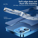 TPU + Tempered Glass Shockproof Phone Case For iPhone 12 Pro(Transparent)
