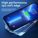 TPU + Tempered Glass Shockproof Phone Case For iPhone 12 Pro Max(Transparent)