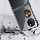 For Huawei P50 Pocket GKK Transparent TPU + Plating Phone Case(Silver)