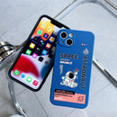 Aerospace Pattern TPU Phone Case For iPhone 11 Pro Max(Space Messenger Black)