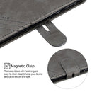 For Moto G6 Play E5 Stitching Style 2-Color Cow Texture Horizontal Flip PU Leather Case with Holder & Card Slot & Lanyard(Gray)