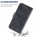 For Moto G6 Play E5 Stitching Style 2-Color Cow Texture Horizontal Flip PU Leather Case with Holder & Card Slot & Lanyard(Black)