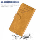 For Moto G6 Play E5 Stitching Style 2-Color Cow Texture Horizontal Flip PU Leather Case with Holder & Card Slot & Lanyard(Yellow)