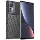 ForXiaomi 12S Pro / 12 Pro Thunderbolt Shockproof TPU Phone Case(Black)