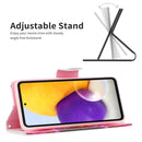 For Samsung Galaxy A73 5G Colored Drawing Pattern Leather Phone Case(Sun Flower)