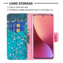 For Xiaomi 12 Colored Drawing Pattern Leather Phone Case(Plum Blossom)