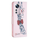 For Xiaomi 12 Colored Drawing Pattern Leather Phone Case(Deer)
