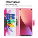 For Xiaomi 12 Colored Drawing Pattern Leather Phone Case(Sun Flower)