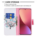 For Xiaomi 12 Colored Drawing Pattern Leather Phone Case(Little Tree)