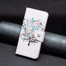 For Xiaomi 12 Colored Drawing Pattern Leather Phone Case(Little Tree)