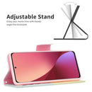 For Xiaomi 12 Colored Drawing Pattern Leather Phone Case(Feather)