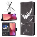 For Xiaomi 12 Colored Drawing Pattern Leather Phone Case(Smirk)