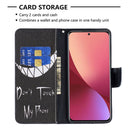 For Xiaomi 12 Colored Drawing Pattern Leather Phone Case(Smirk)