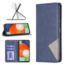 For Samsung Galaxy A13 4G Prismatic Invisible Magnetic Leather Phone Case(Blue)