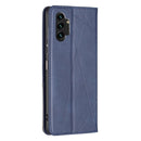 For Samsung Galaxy A13 4G Prismatic Invisible Magnetic Leather Phone Case(Blue)