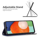 For Samsung Galaxy A13 4G Prismatic Invisible Magnetic Leather Phone Case(Blue)