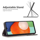 For Samsung Galaxy A13 4G Prismatic Invisible Magnetic Leather Phone Case(Grey)