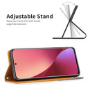 For Xiaomi 12 Prismatic Invisible Magnetic Leather Phone Case(Yellow)