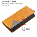 For Xiaomi 12 Prismatic Invisible Magnetic Leather Phone Case(Yellow)