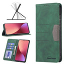 For Xiaomi 12 Magnetic Splicing Leather Phone Case(Green)