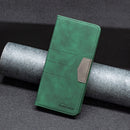 For Xiaomi 12 Magnetic Splicing Leather Phone Case(Green)