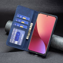 For Xiaomi 12 Magnetic Splicing Leather Phone Case(Blue)