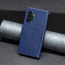 For Samsung Galaxy A13 4G Two Butterflies Embossing Leather Phone Case(Blue)