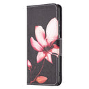 For Samsung Galaxy A13 4G Colored Drawing Leather Phone Case(Lotus)