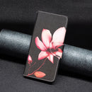 For Samsung Galaxy A13 4G Colored Drawing Leather Phone Case(Lotus)