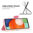 For Samsung Galaxy A13 4G Colored Drawing Leather Phone Case(Umbrella Elephant)