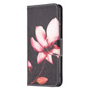 For Samsung Galaxy A33 5G Colored Drawing Leather Phone Case(Lotus)