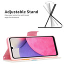 For Samsung Galaxy A33 5G Colored Drawing Leather Phone Case(Umbrella Elephant)