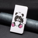 For Xiaomi 12 Colored Drawing Leather Phone Case(Panda)