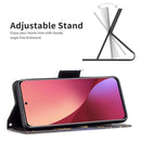 For Xiaomi 12 Colored Drawing Leather Phone Case(Big Butterfly)