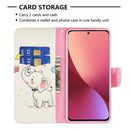 For Xiaomi 12 Colored Drawing Leather Phone Case(Umbrella Elephant)
