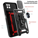For Samsung Galaxy A22 5G Sliding Camera Design TPU + PC Phone Case(Green)