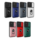 For OPPO A53 2020 / A32 Sliding Camshield Card Phone Case(Black)