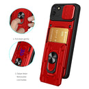 For OPPO Realme C11 Sliding Camshield Card Phone Case(Pearl White)
