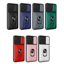 For Xiaomi Redmi 9C Sliding Camshield Card Phone Case(Black)