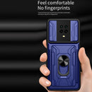For Xiaomi Redmi Note 9S Sliding Camshield Card Phone Case(Black)