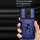 For Xiaomi Poco X3 Sliding Camshield Card Phone Case(Blue)