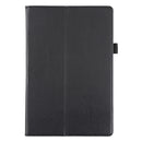 For Samsung Galaxy Tab A8 10.5 2021 Litchi Texture Solid Color Leather Tablet Case(Black)