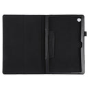For Samsung Galaxy Tab A8 10.5 2021 Litchi Texture Solid Color Leather Tablet Case(Black)