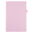 For Samsung Galaxy Tab A8 10.5 2021 Litchi Texture Solid Color Leather Tablet Case(Pink)