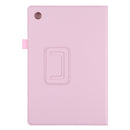 For Samsung Galaxy Tab A8 10.5 2021 Litchi Texture Solid Color Leather Tablet Case(Pink)