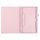 For Samsung Galaxy Tab A8 10.5 2021 Litchi Texture Solid Color Leather Tablet Case(Pink)