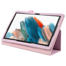 For Samsung Galaxy Tab A8 10.5 2021 Litchi Texture Solid Color Leather Tablet Case(Pink)