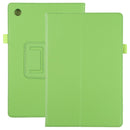 For Samsung Galaxy Tab A8 10.5 2021 Litchi Texture Solid Color Leather Tablet Case(Green)